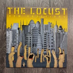 The Locust New Erections Vinyl LP Clear with Red Black Splatter Anti 2007 Record